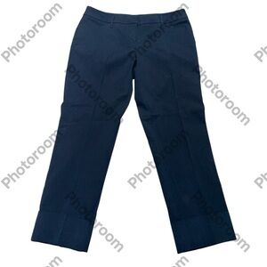 New York & Company Navy Blue Pinstripe Pants